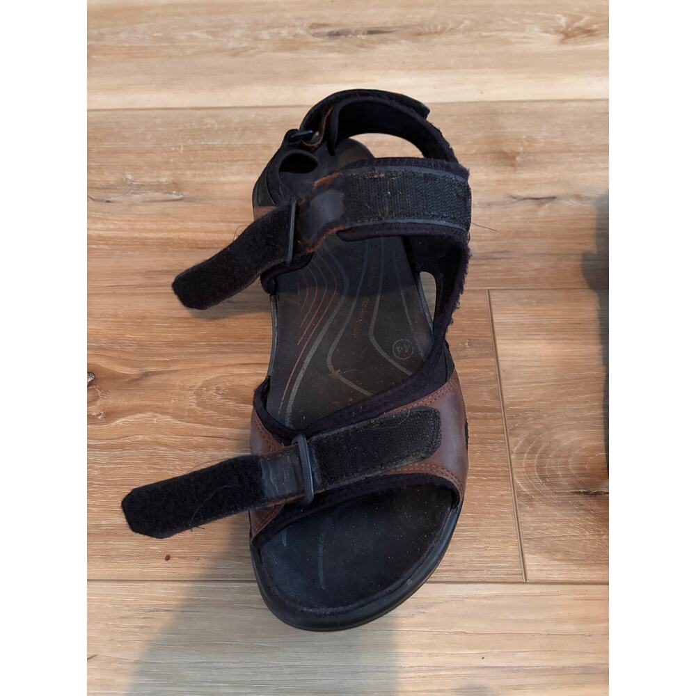 Ecco men’s yukatan receptor brown sandals size 44, US 10.5. Receptor technology - Picture 5 of 7